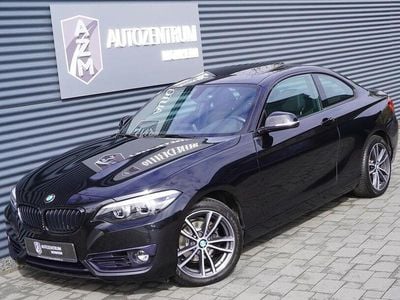 Gebraucht BMW 218 Sport Line 136 PS (100 kW) 2020 Black sapphire schwarz metallic Coupé