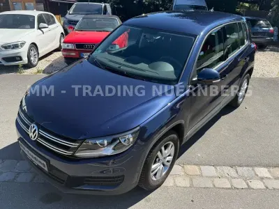 Gebraucht VW Tiguan 122 PS (89 kW) 2015 Blau SUV
