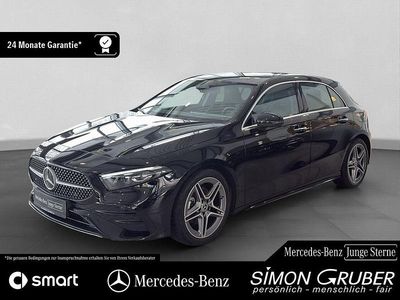 Schwarz Gebraucht 2025 Mercedes A200 AMG line Limousine | 33.650 € (Fairer Preis)