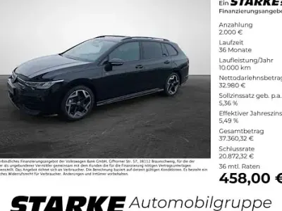 Neu VW Golf VIII R-line 150 PS (110 kW) 2026 Schwarz (grenadillschwarz metallic) Kombi