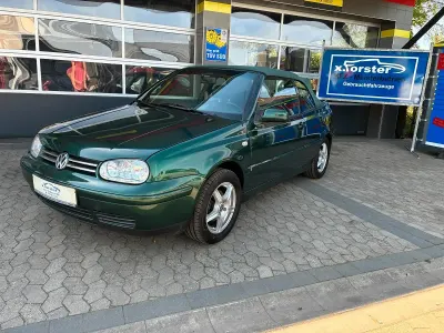 Używany VW Golf 115 KM (84 kW) 2002 Zielony Kabriolet