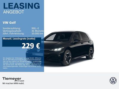Neu VW Golf VIII R-line 150 PS (110 kW) 2025 Schwarz Limousine