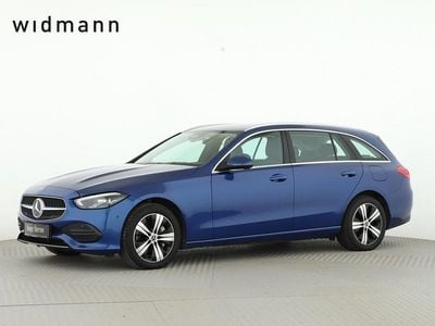 Metalliclack spektralblau Gebraucht 2022 Mercedes C300e Avantgarde Kombi | 27.850 € (Fairer Preis)