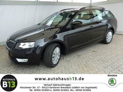 Gebraucht Skoda Octavia Ambition 150 PS (110 kW) 2014 Schwarz metallic Kombi