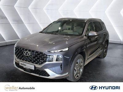 Gebraucht Hyundai Santa Fe Signature 230 PS (169 kW) 2021 Blau SUV