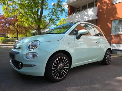 Second-hand Fiat 500C Lounge 70 CP (51 kW) 2018 Albastru Cabrio