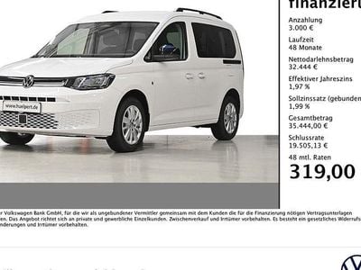 Neu VW Caddy Life 116 PS (85 kW) 2026 Weiß Van / Kleinbus