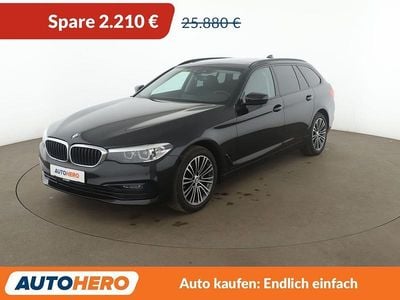 Second-hand BMW 520 Sport Line 190 CP (139 kW) 2019 Negru Break