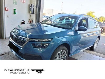 Gebraucht Skoda Kamiq Clever 110 PS (80 kW) 2021 Titanblau metallic (metallic) SUV