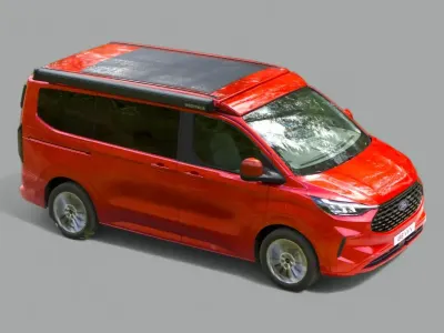 Nouă Ford Transit Custom Nugget 170 CP (125 kW) 2026 Roșu Monovolum