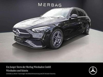 Gebraucht Mercedes C300 AMG line 288 PS (211 kW) 2023 Obsidianschwarz Kombi