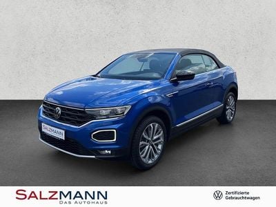 Usado VW T-Roc Cabriolet Active 150 HP (110 kW) 2021 Azul Cabrios