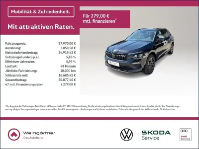 Gebraucht Skoda Kamiq Tour 150 PS (110 kW) 2025 Schwarz SUV