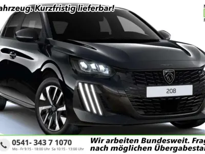 Neu Peugeot 208 Business-Line 101 PS (74 kW) 2026 Perla nera schwarz Kleinwagen
