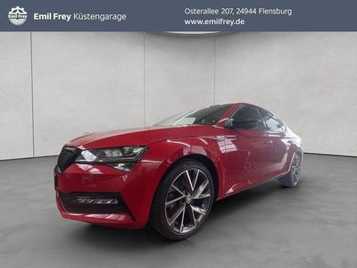 Gebraucht Skoda Superb SportLine 218 PS (160 kW) 2022 Rot Limousine