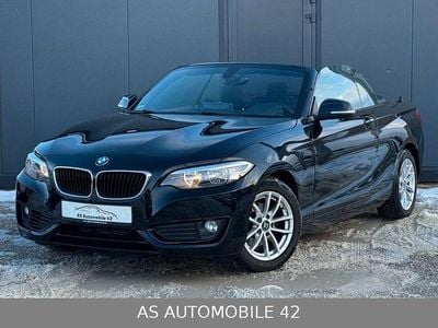 Schwarz Gebraucht 2016 BMW 218 Advantage Cabrio | 13.990 € (Fairer Preis)