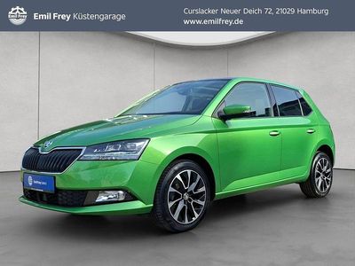 Gebraucht Skoda Fabia Best of 95 PS (69 kW) 2021 Rallyegrün metallic Limousine