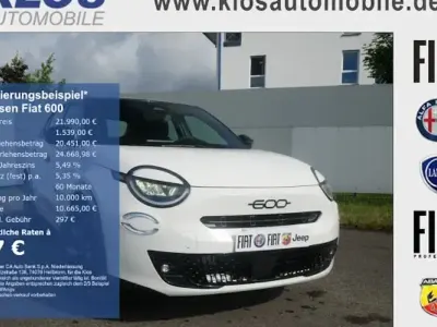 Neu Fiat 600 Street 100 PS (73 kW) 2026 Weiß SUV