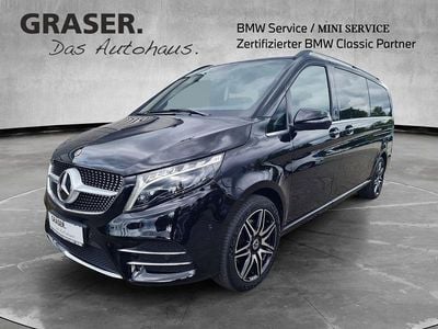 Schwarz Gebraucht 2024 Mercedes V300 AMG line Van / Kleinbus | 69.900 € (Superpreis)