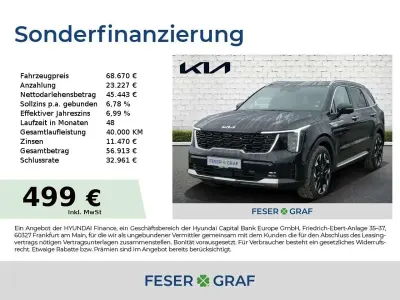 Neu Kia Sorento Platinum 193 PS (141 kW) 2026 Auroraschwarz SUV