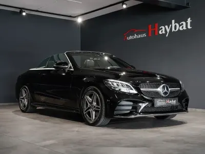 Gebraucht Mercedes C180 AMG 156 PS (114 kW) 2019 Schwarz Cabrio