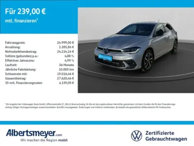 Usata VW Polo Goal 116 CV (85 kW) 2025 Argento Utilitaria