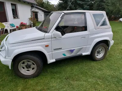Gebraucht Suzuki Vitara 60 PS (44 kW) 1991 Weiß Cabrio