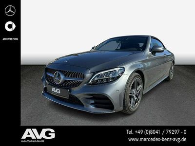 Gebraucht Mercedes C180 AMG 156 PS (114 kW) 2020 Lack selenitgrau Cabrio