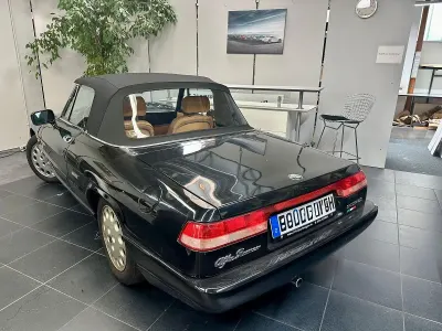 Gebraucht Alfa Romeo Spider 120 PS (88 kW) 1992 Schwarz Cabrio