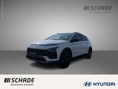 Neu Hyundai Bayon Blackline 90 PS (66 kW) 2026 Atlas white SUV
