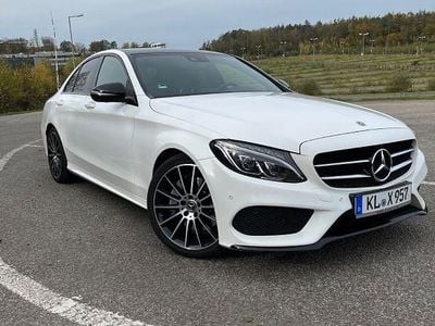 Gebraucht Mercedes C250 AMG line 211 PS (155 kW) 2017 Weiß Limousine