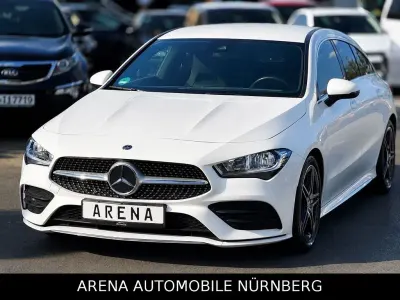 Gebraucht Mercedes CLA200 Shooting Brake AMG line 150 PS (110 kW) 2019 Weiß Kombi