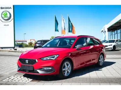 Usata Seat Leon ST FR 150 CV (110 kW) 2021 Rosso Station wagon