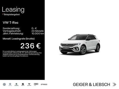 Gebraucht VW T-Roc Style 150 PS (110 kW) 2024 Pure white/schwarz SUV