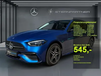 Brugt Mercedes C300e AMG 197 HK (144 kW) 2025 Blå Sedan