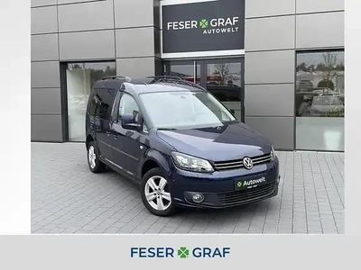 Usata VW Caddy 105 CV (77 kW) 2013 Blu Monovolume