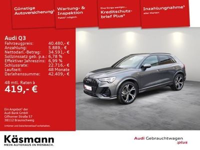 gebraucht Audi Q3 S line 35 TDI Schaltgetriebe