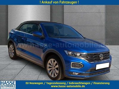 Usata VW T-Roc Cabriolet R-line 150 CV (110 kW) 2020 Blu Cabrio