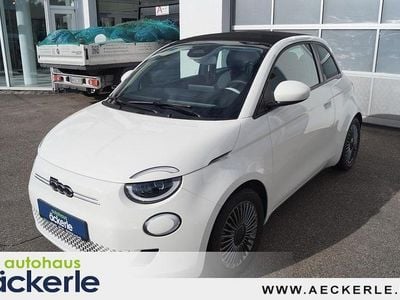 Gebraucht Fiat 500e Icon 86 kW (118 PS) 2022 Colore esterno (arktis weiß) Cabrio
