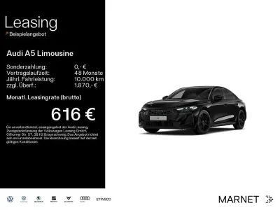 Neu Audi A5 Sport 204 PS (150 kW) 2026 0e mythosschwarz metallic Limousine