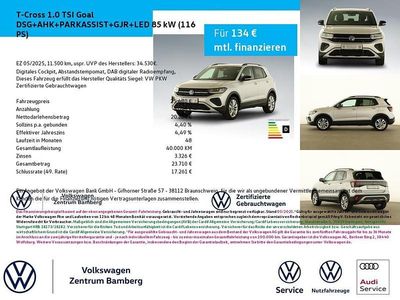Silber Gebraucht 2025 VW T-Cross Goal SUV | 25.480 € (Fairer Preis)
