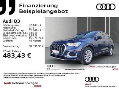 Gebraucht Audi Q3 Sport 150 PS (110 kW) 2022 Blau SUV
