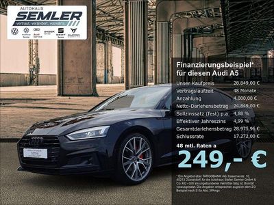 Gebraucht Audi A5 Sportback S-Line 190 PS (139 kW) 2019 Schwarz Kleinwagen