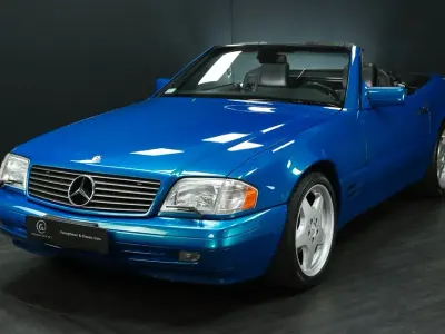 Gebraucht Mercedes SL500 320 PS (235 kW) 1997 Blau Cabrio