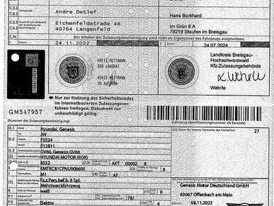 Gebraucht Genesis GV60 Sport 233 kW (318 PS) 2022 Weiß SUV