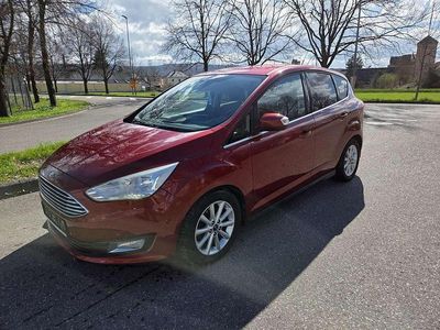 Gebraucht Ford C-MAX Titanium 120 PS (88 kW) 2016 Cranberryrot metallic Van / Kleinbus