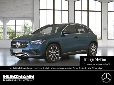 Gebraucht Mercedes GLA250 Progressive 218 PS (160 kW) 2021 Denimblau metallic SUV