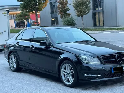 Gebraucht Mercedes C350 AMG 2012 Schwarz Limousine