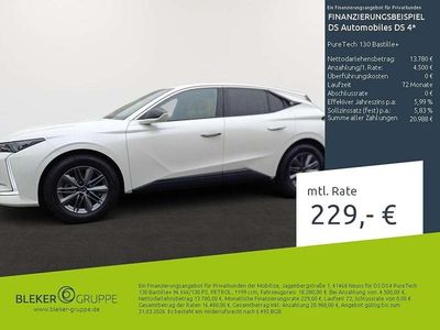 Gebraucht DS Automobiles DS4 Bastille Plus 131 PS (96 kW) 2022 Lack weiss perlglänzend Limousine