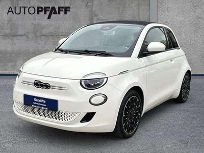 Gebraucht Fiat 500e Icon 42 kW (58 PS) 2022 Arktis weiß Cabrio
